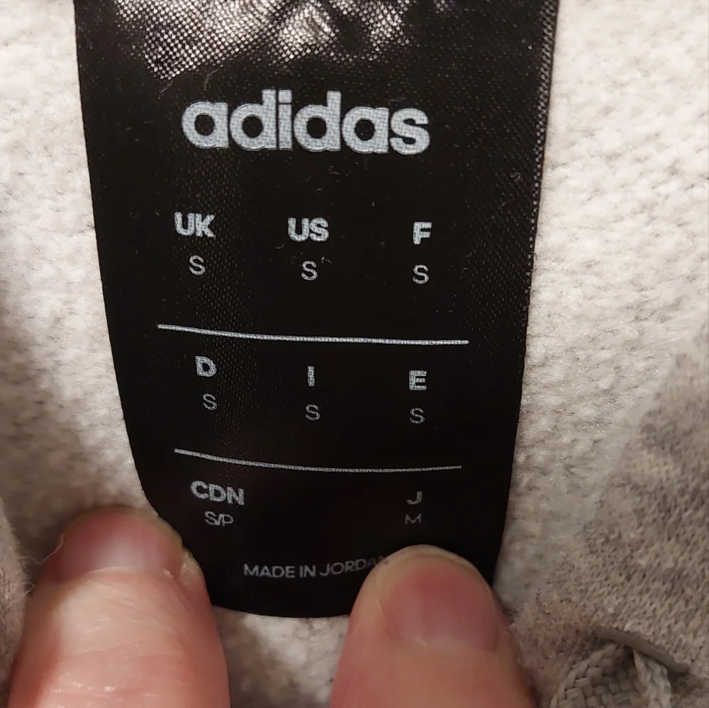 ADIDAS Gray Pullover Hoodie